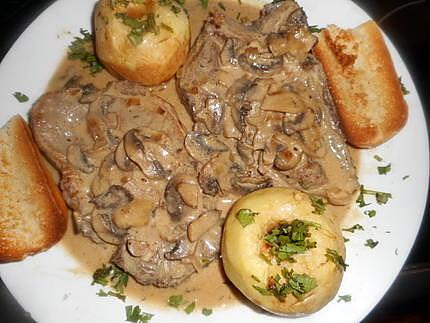 recette Cote de porc vallée d auge