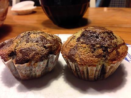 recette Muffins marbrés