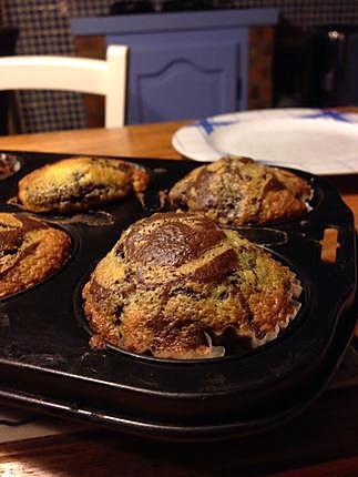 recette Muffins marbrés