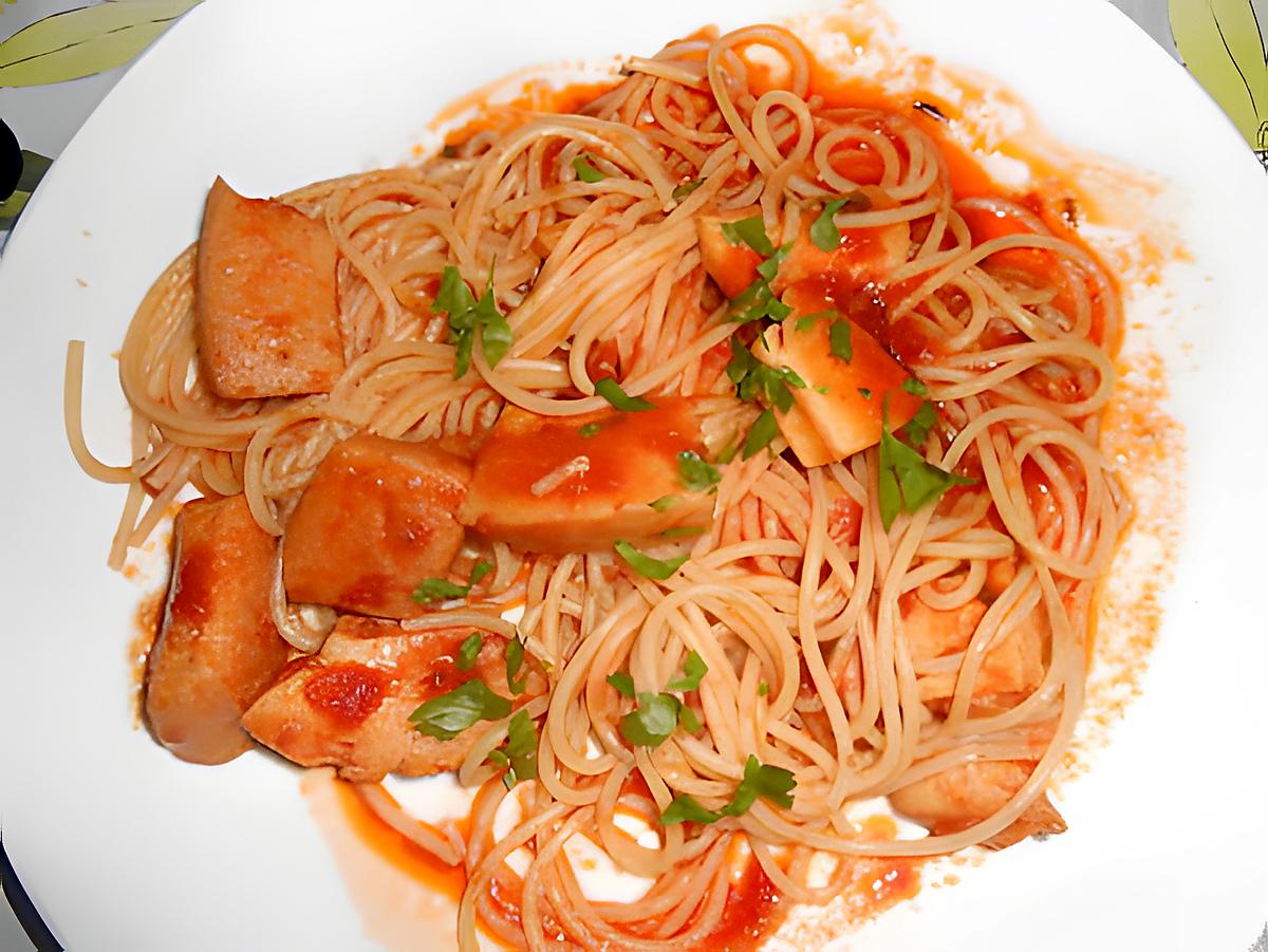 recette SPAGHETTADE DE CALAMARS