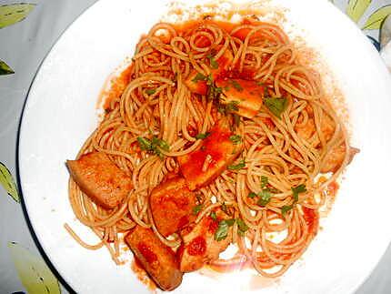 recette SPAGHETTADE DE CALAMARS