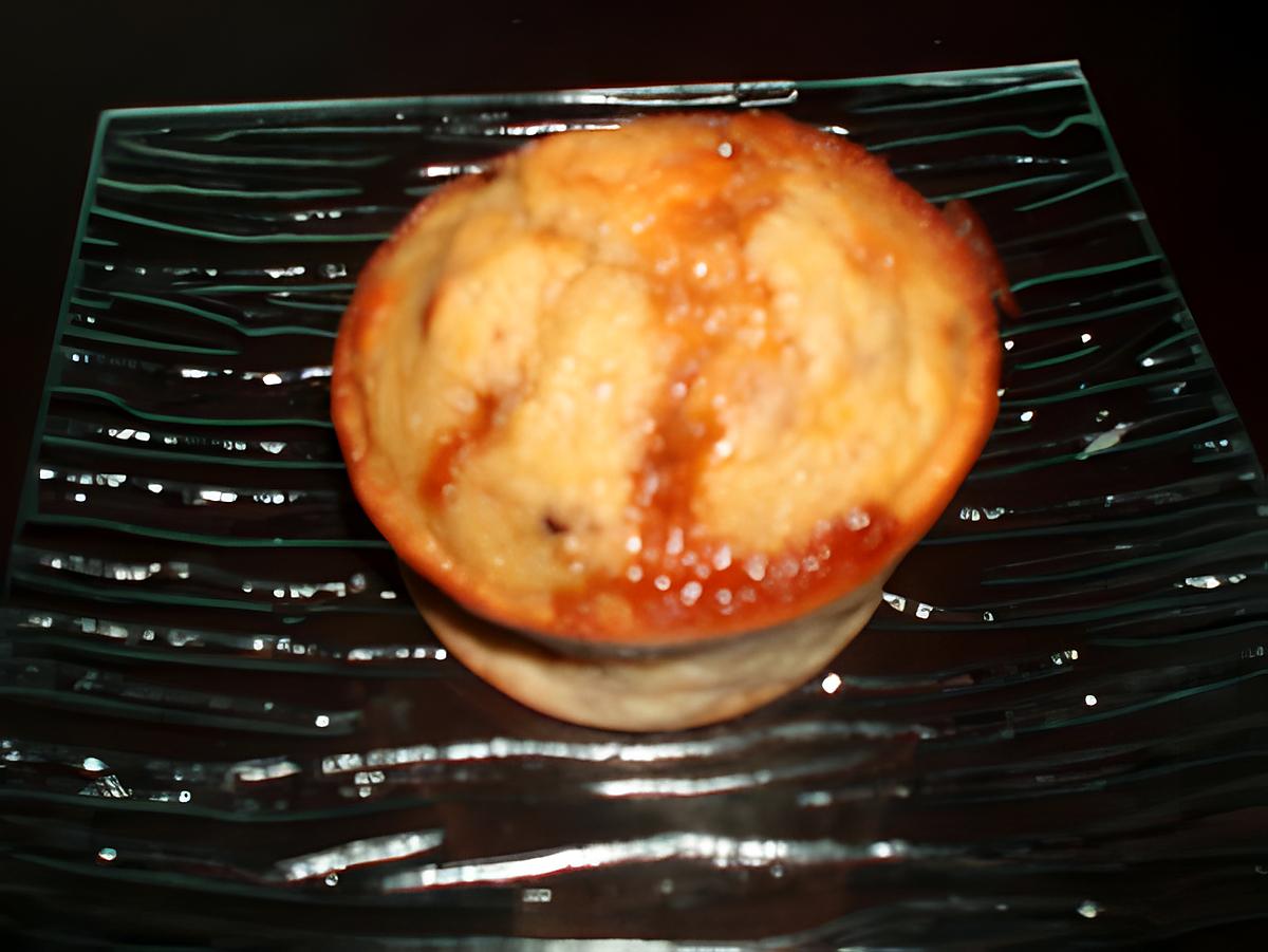 recette Muffin banane & noix de pécan et son coeur au caramel au beurre salé