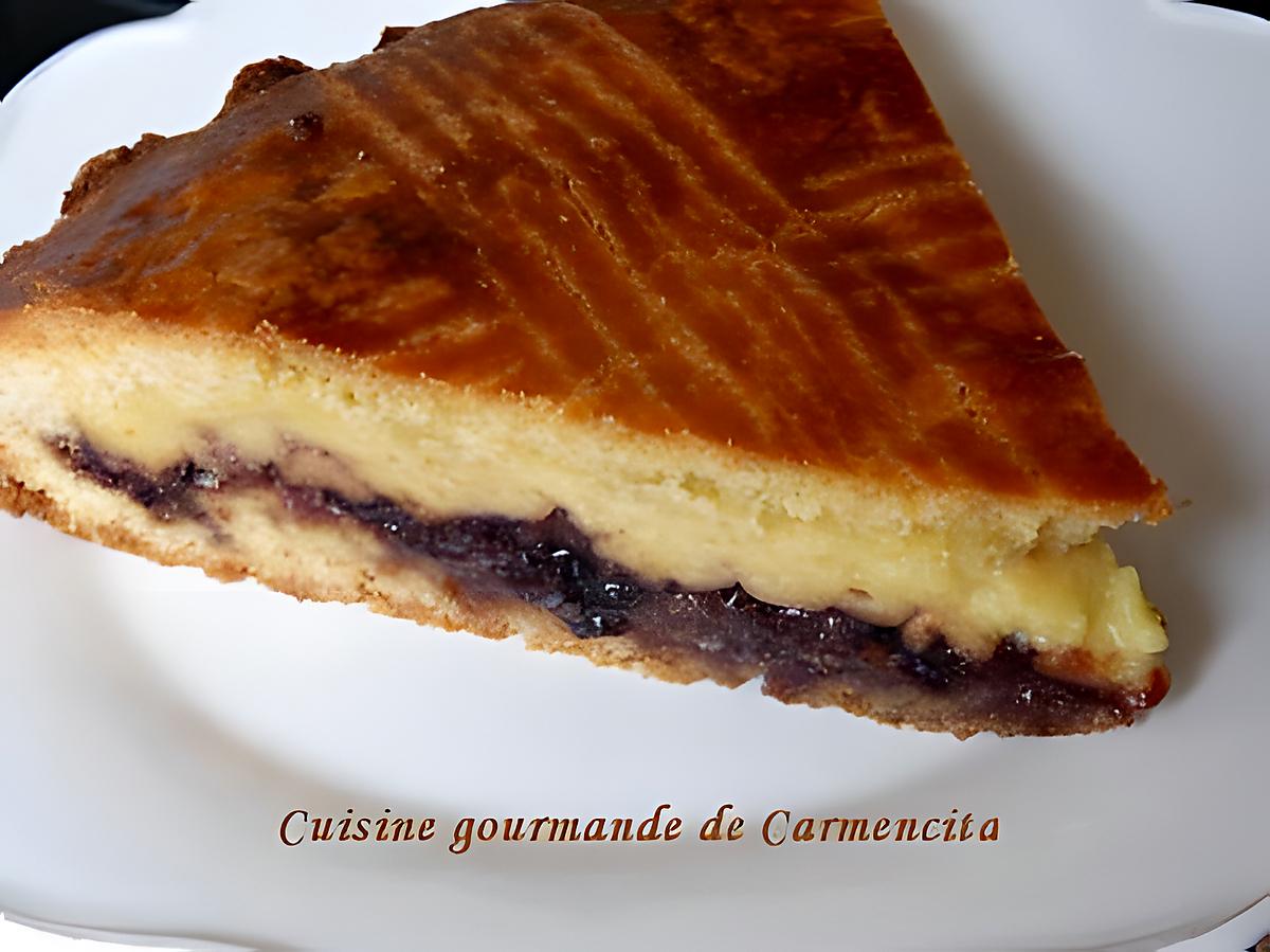 recette Gâteau Basque à la confiture de cerise noire