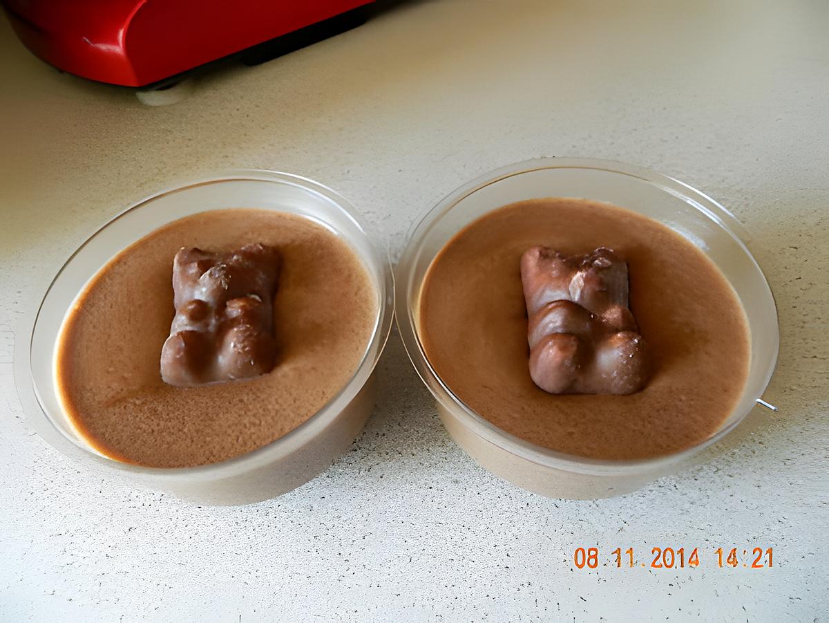recette Crèmes aux oursons guimauve