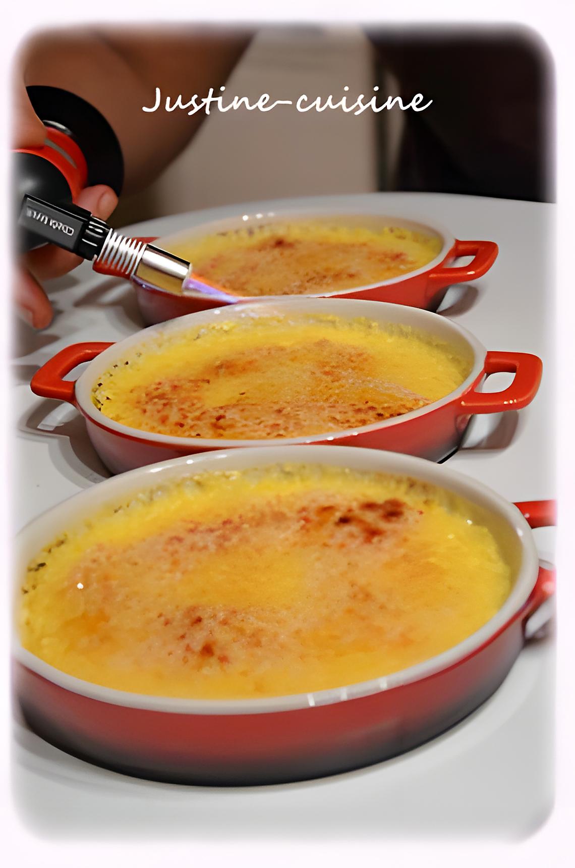 recette Crème brulée à la vanille