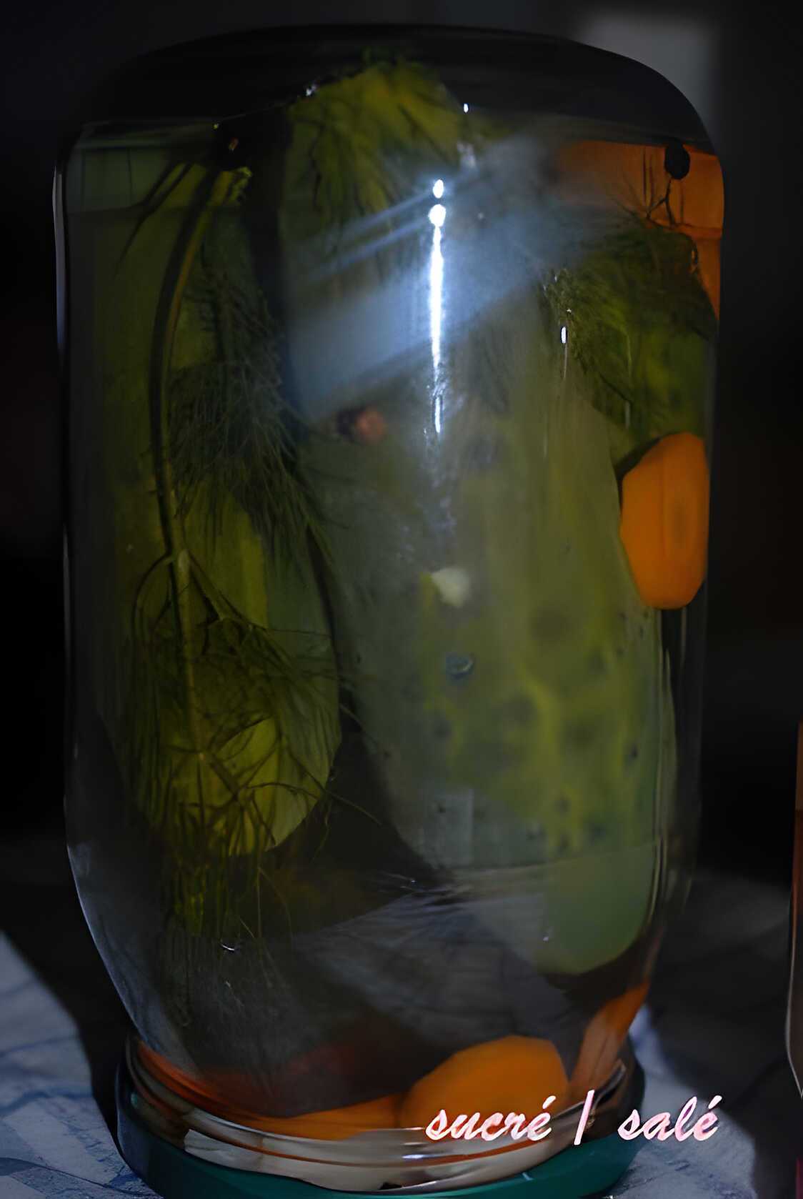 Recette de Cornichons en conserve