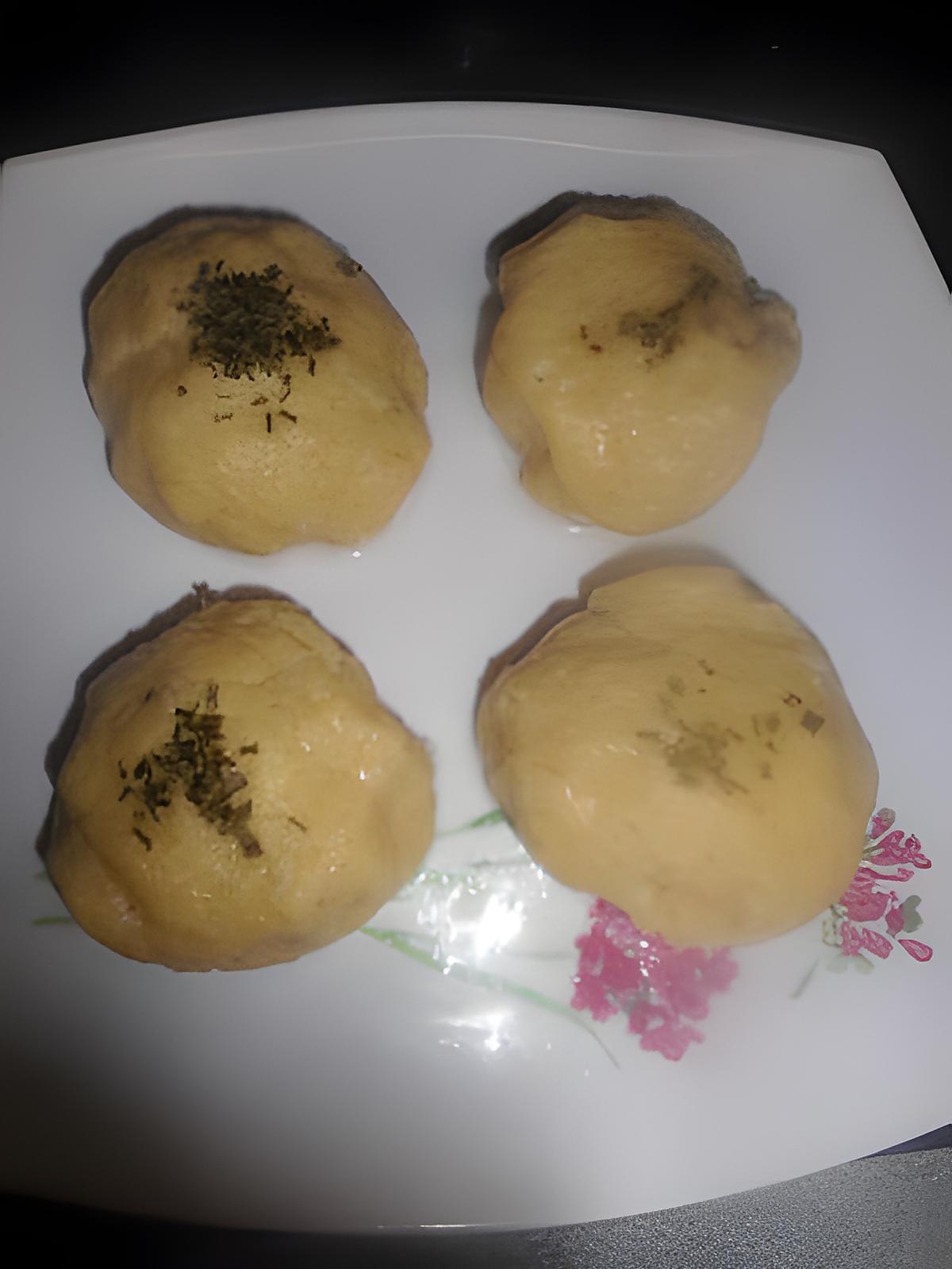 recette Boulette de pomme de terre fourrées aux champignon