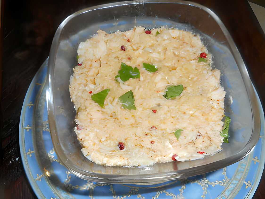 Rillettes de saumon aux baies roses