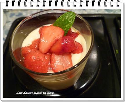 recette Petits pots de mousse choco-fraises