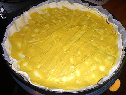 recette TARTE au oignons frits