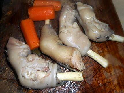 recette Pieds d agneau en blanquette