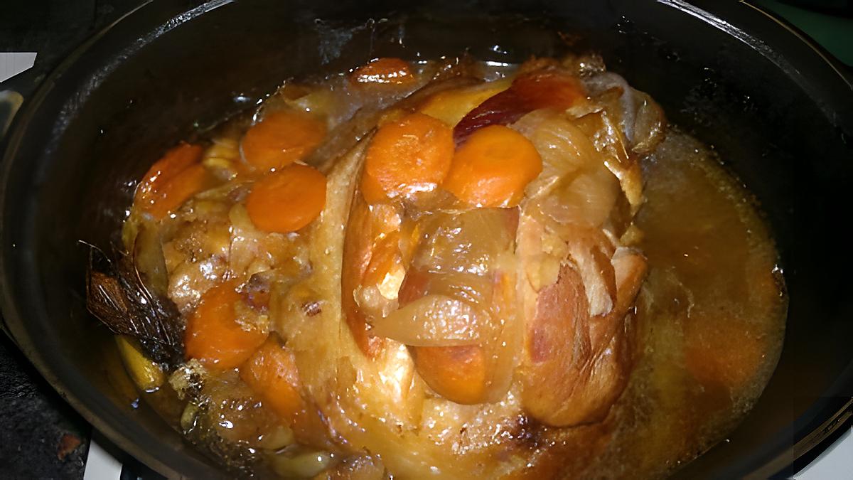 recette Jarret de porc braisé 7 heures