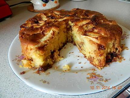 recette Gâteau aux  pommes Carambars