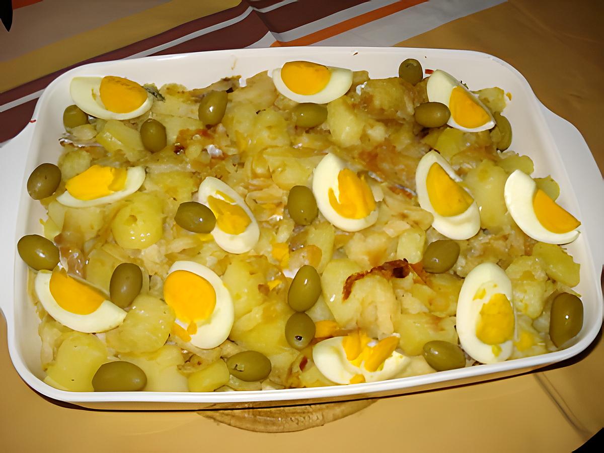 recette Bacalhau à Gomes Sà(Morue à la portugaise)