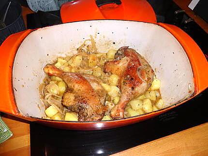 recette magrets (cuisses )de canard flambé a l armagnac de JEAN