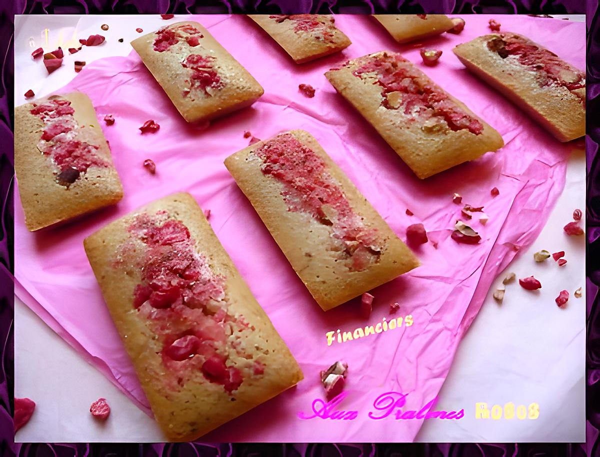 recette Financiers aux pralines roses