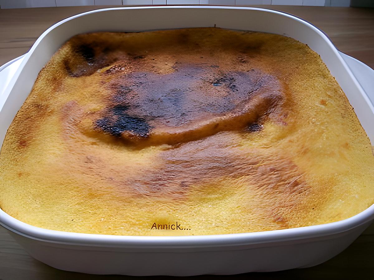 recette flan pâtissier "sans pâte"