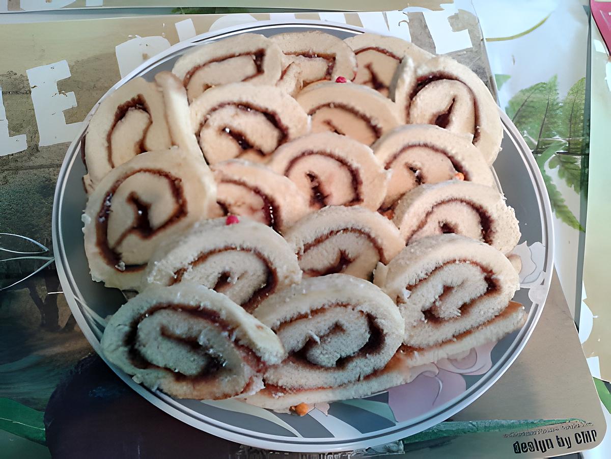 recette Biscuit roulé a la fraise