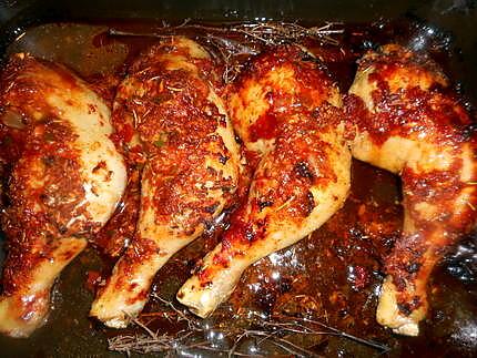 recette Cuisses de poulet enragées