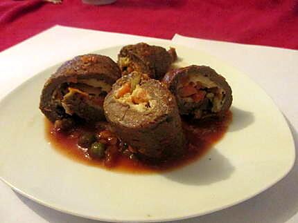 recette Roulade de boeuf facon bourguignon