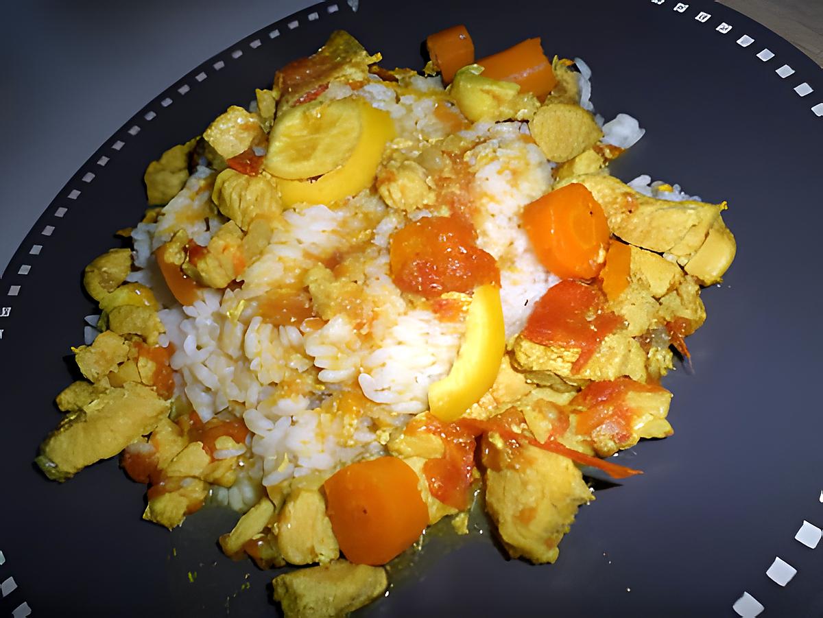 recette Sauté de poulet au curry et citron