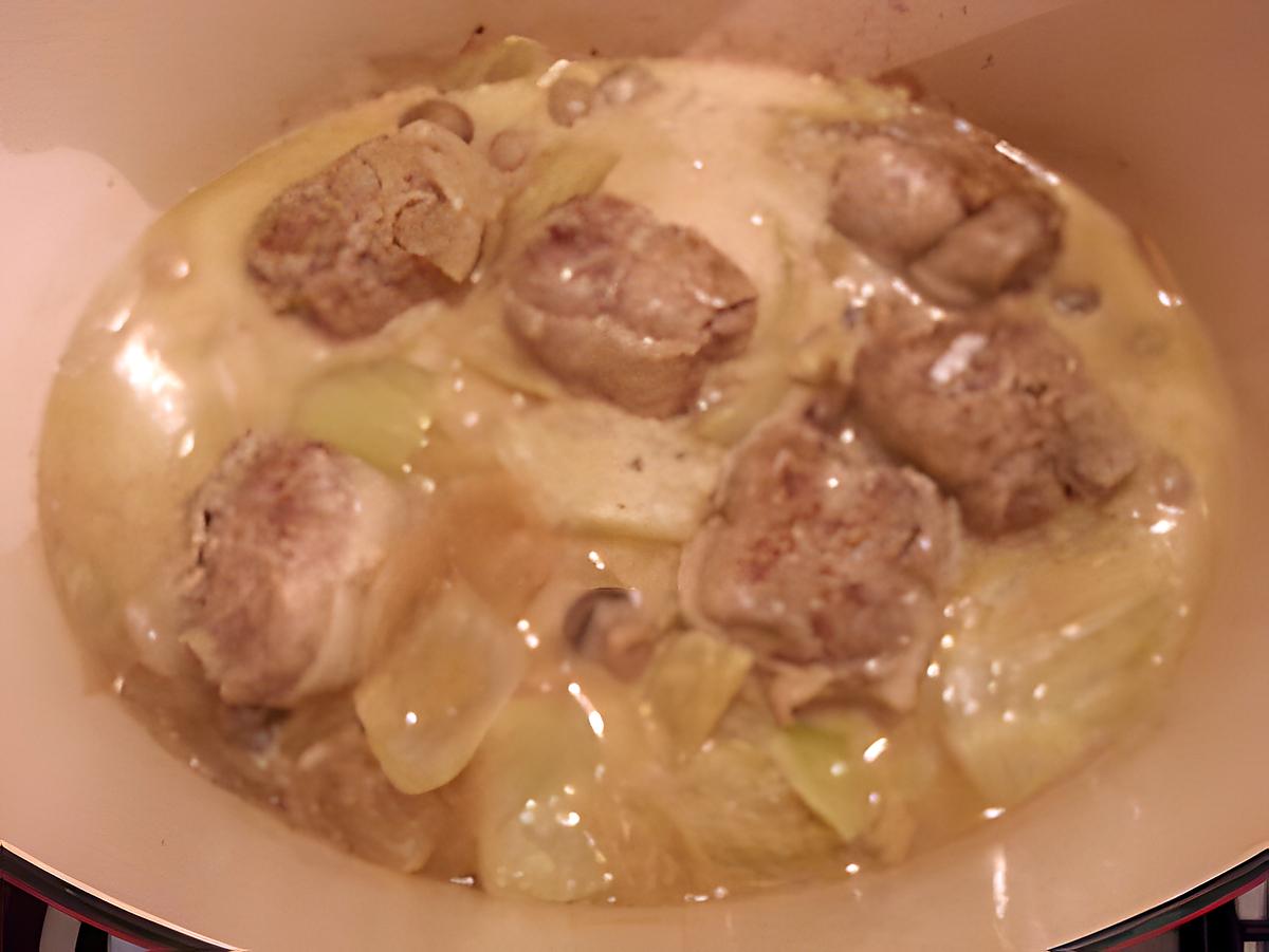 recette Paupiettes de veau au fenouil et aux champignons de Paris