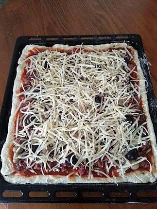 recette Pizza à la viande hachée