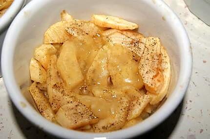 recette pommes à la crème de citron et grand marnier