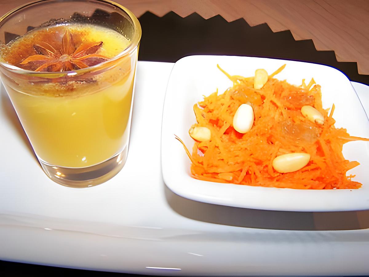 recette "Entracte" Orange / Carotte