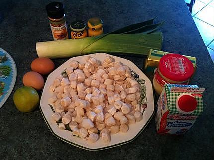 recette Fondants poireaux st jacques sauce citronnée