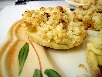 recette Tartelettes aux pommes et crumble