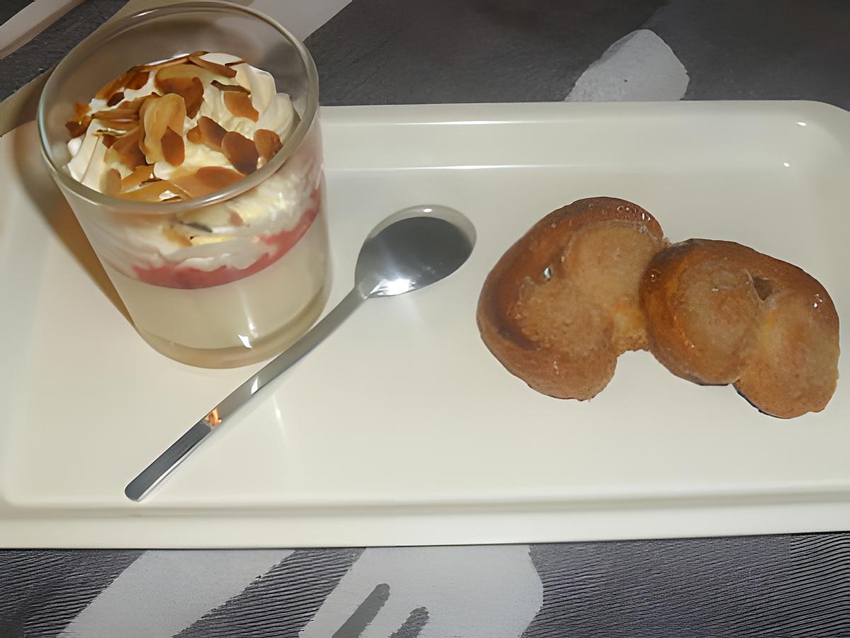 recette panna cotta vanille  mandarine et coulis de fraise