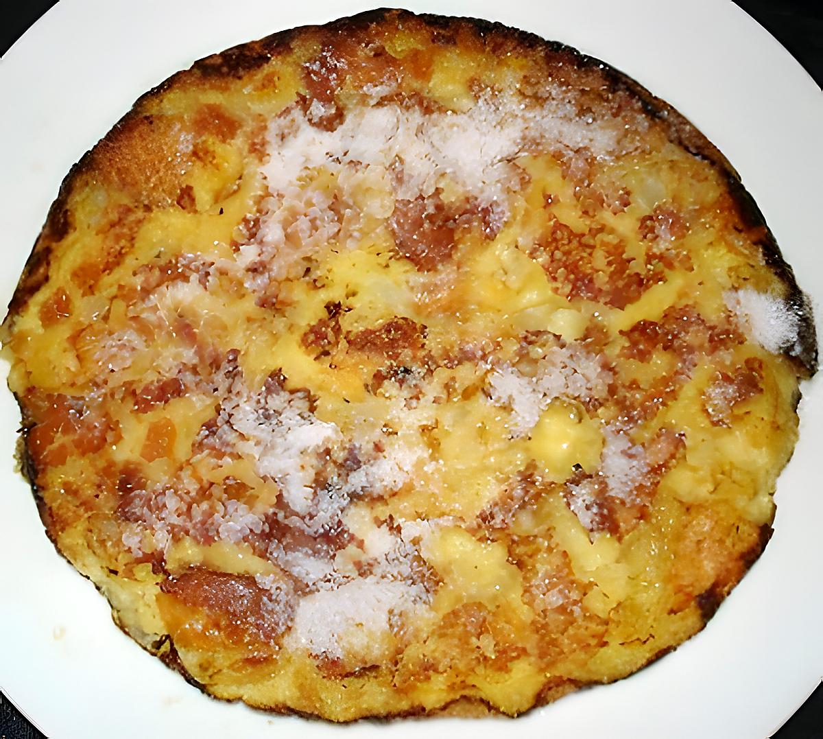 recette Galette de pain perdu aux poires