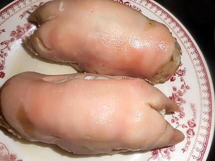 recette Pieds de porc en gelée