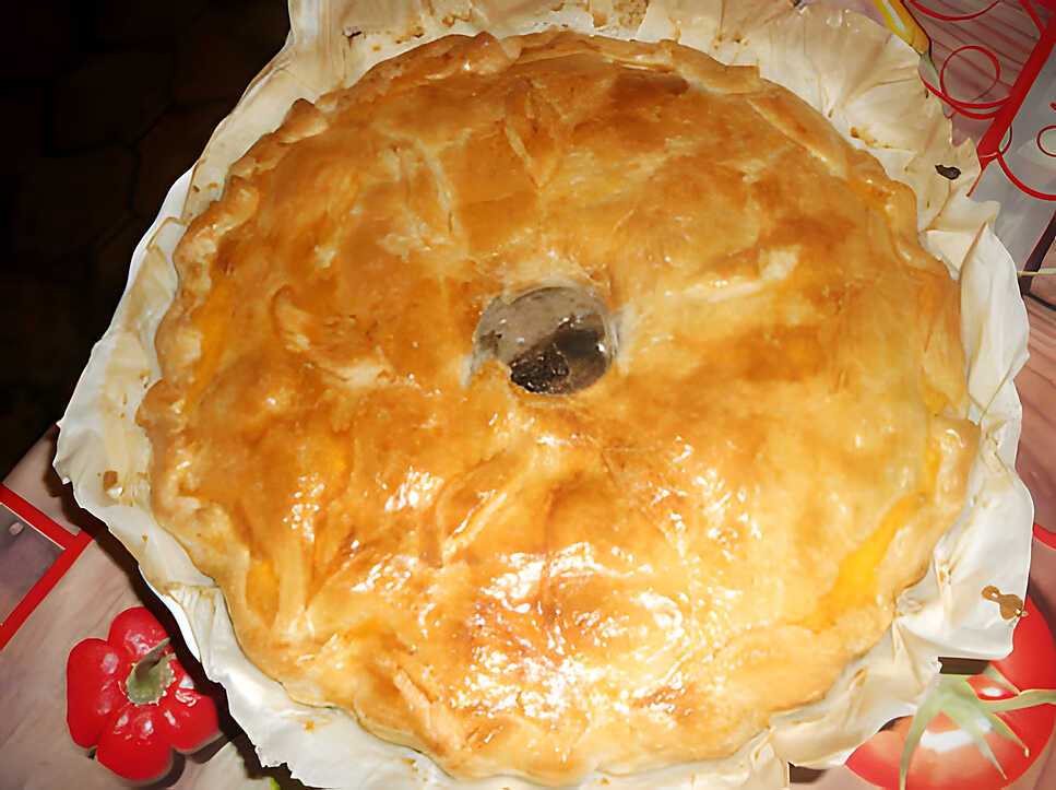 recette Tourte aux champignons