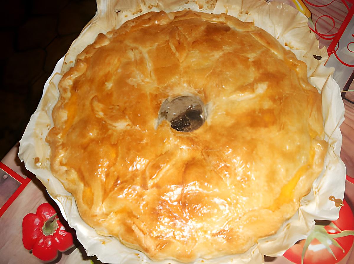 recette Tourte aux champignons