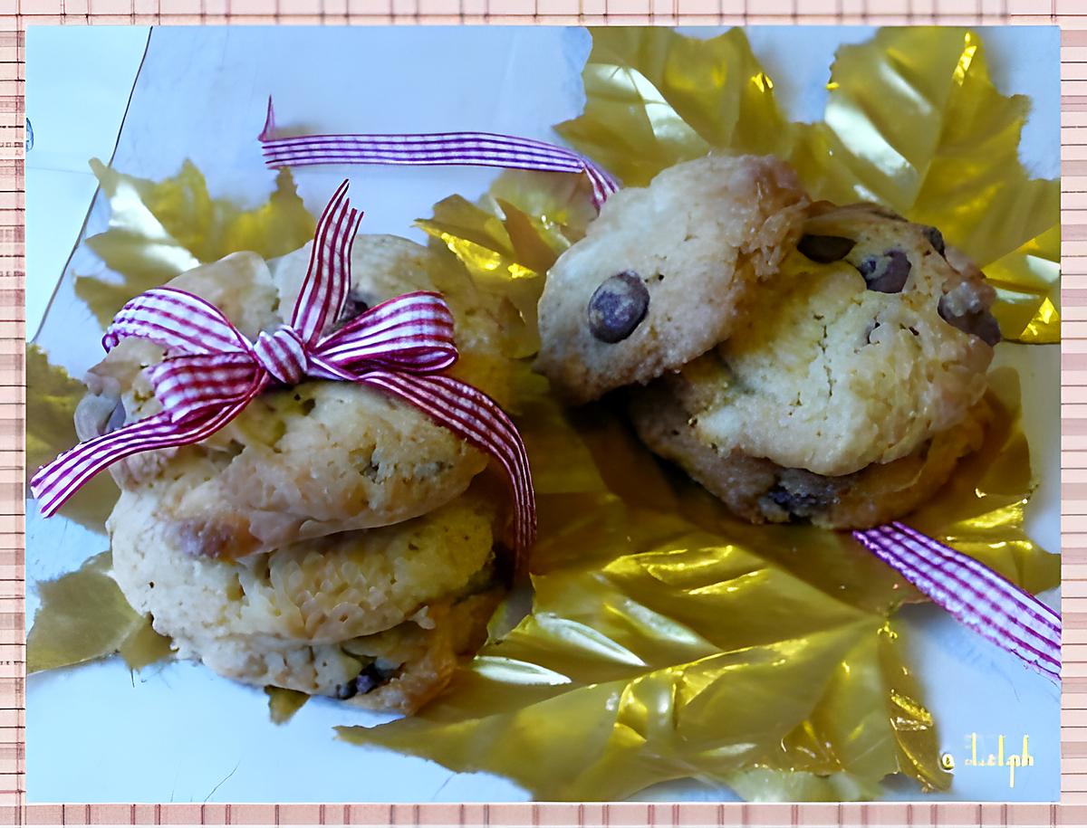 recette Cookies aux deux chocolats et au sirop d'Erable