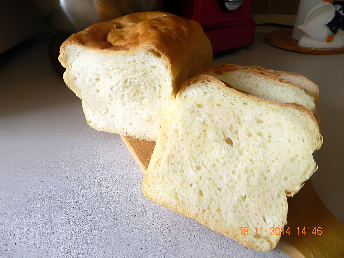 recette Pain de mie à la pâte magique