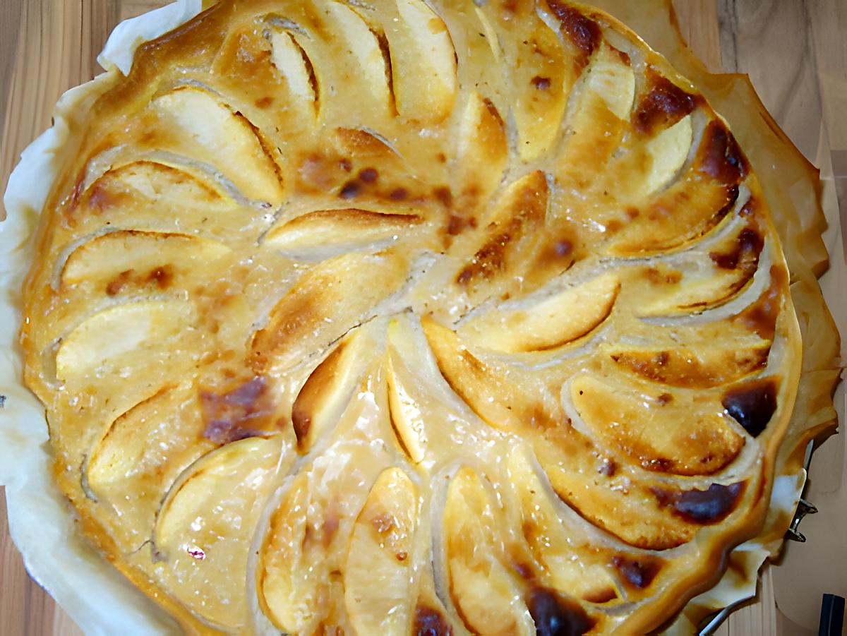 recette Tarte aux pommes amande /cannelle