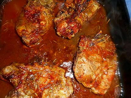 recette Cotes d agneau aux épices grillées au four