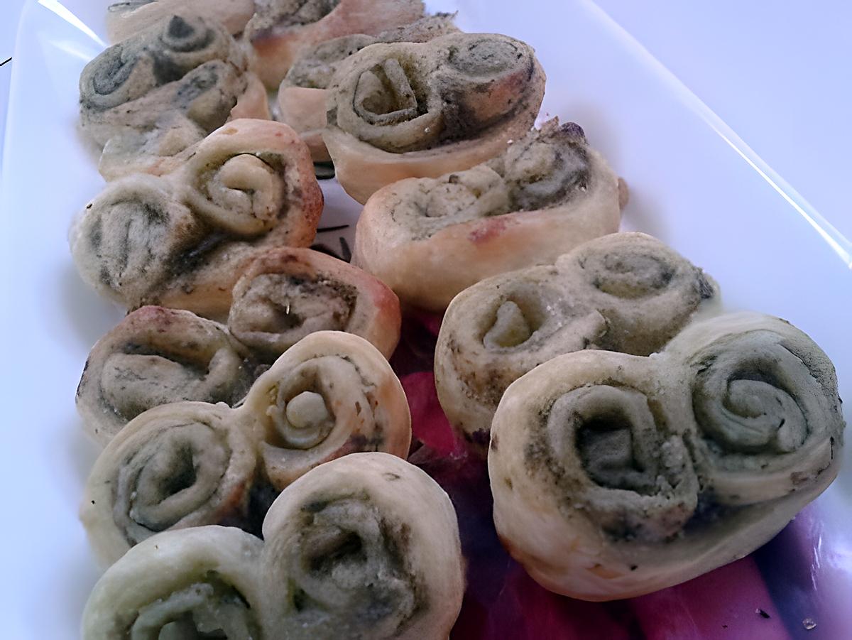 recette palmier au pesto