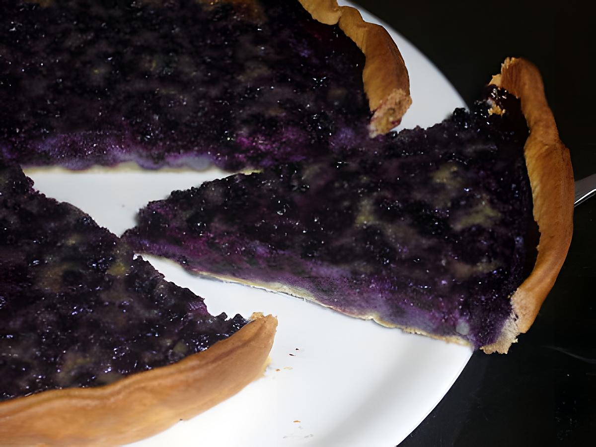 recette Tarte aux myrtilles