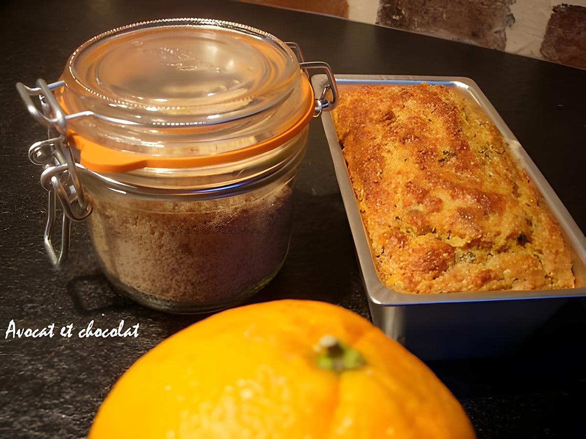 recette CAKE D'été tout léger et vitaminé aux Sons -CAROTTE-ORANGE,AMANDE & Coriandre