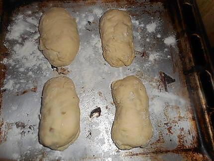 recette Petits pains aux lardons