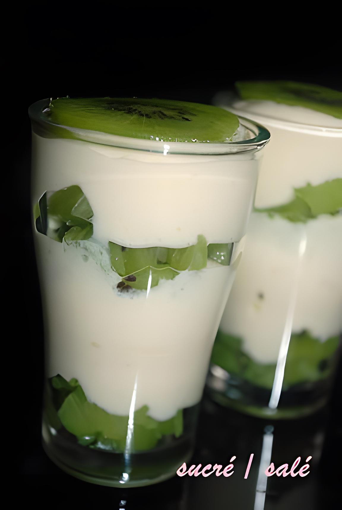 recette Mousse au mascarpone et kiwi