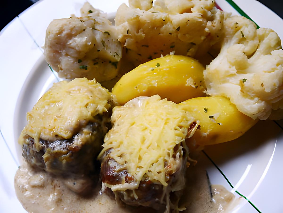 recette paupiettes de veau à l'emmental