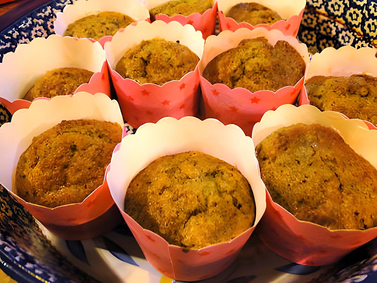 recette Muffins aux bananes et aux noix