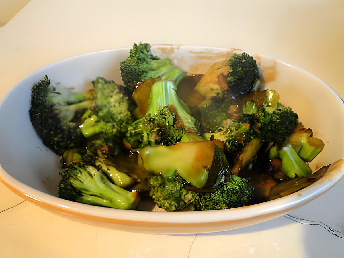 recette Broccoli sauce aux huîtres (recette chinoise)