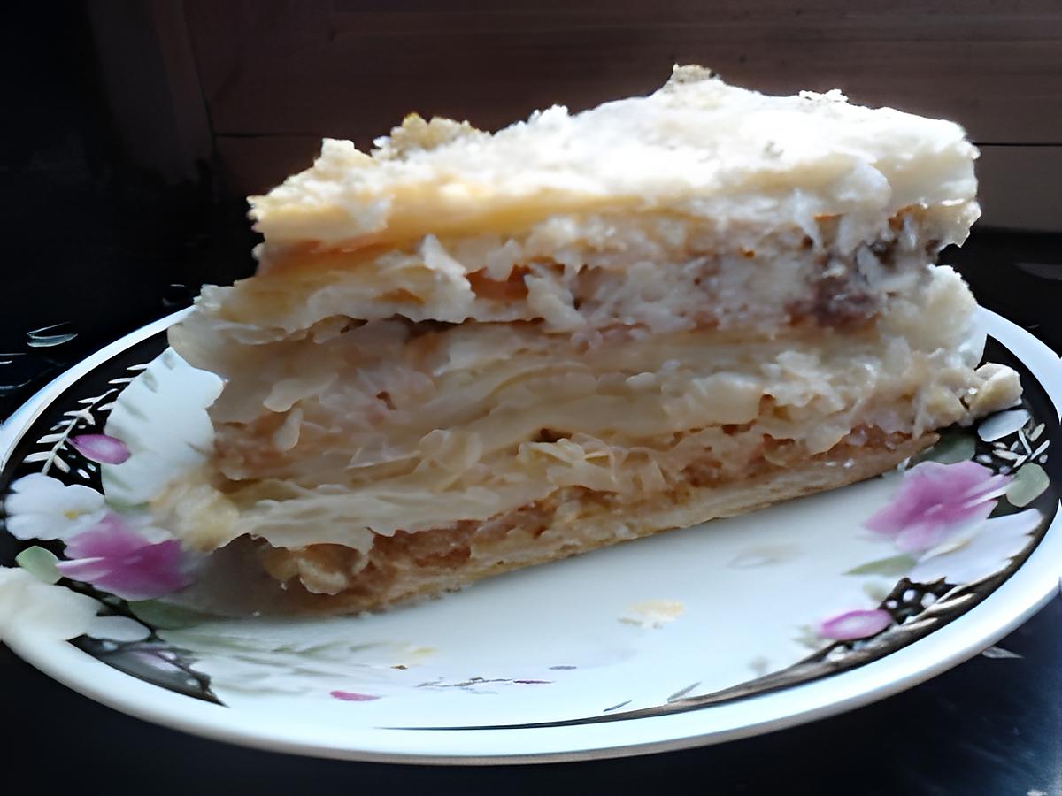 recette mille feuille praliné