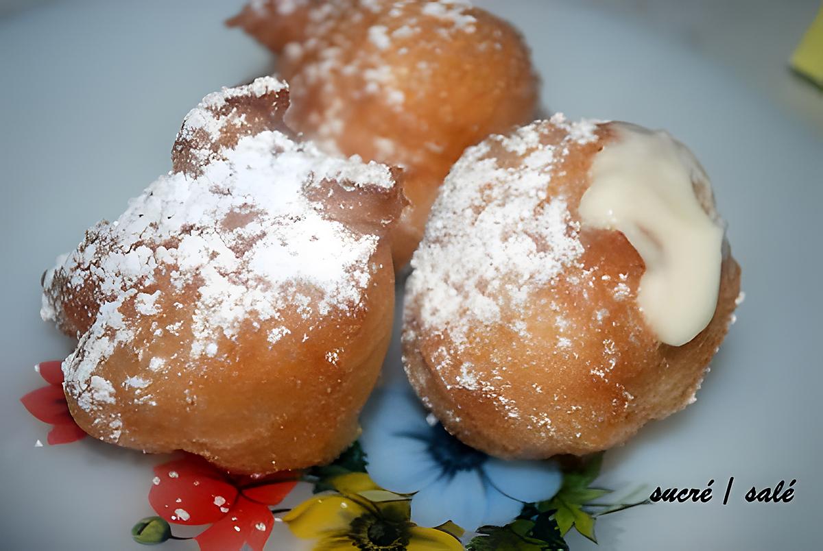 recette Beignets soufflés à la crème